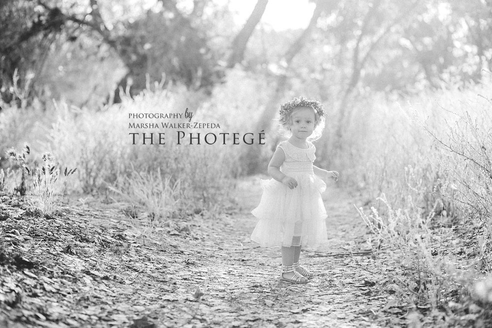 mommy and me photo session with beautiful flower crowns and nature scene in bakersfield, california