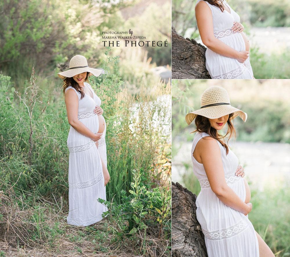 Beautiful Kern River maternity session