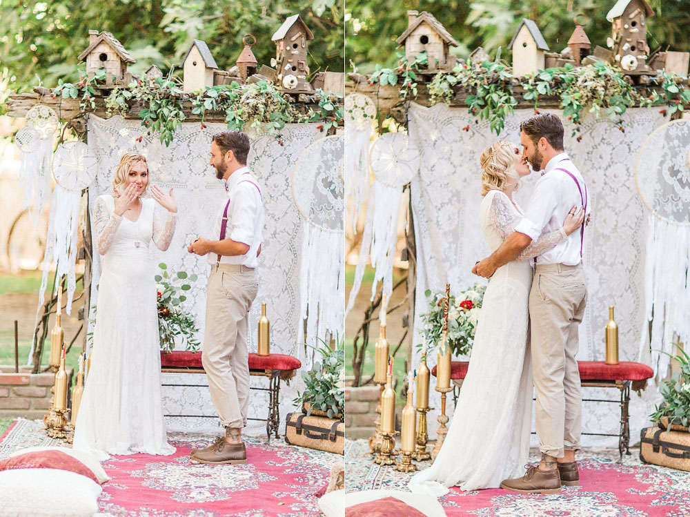 boho garden surprise proposal editorial photoshoot with The Photege and Simply Shabby Chic Events