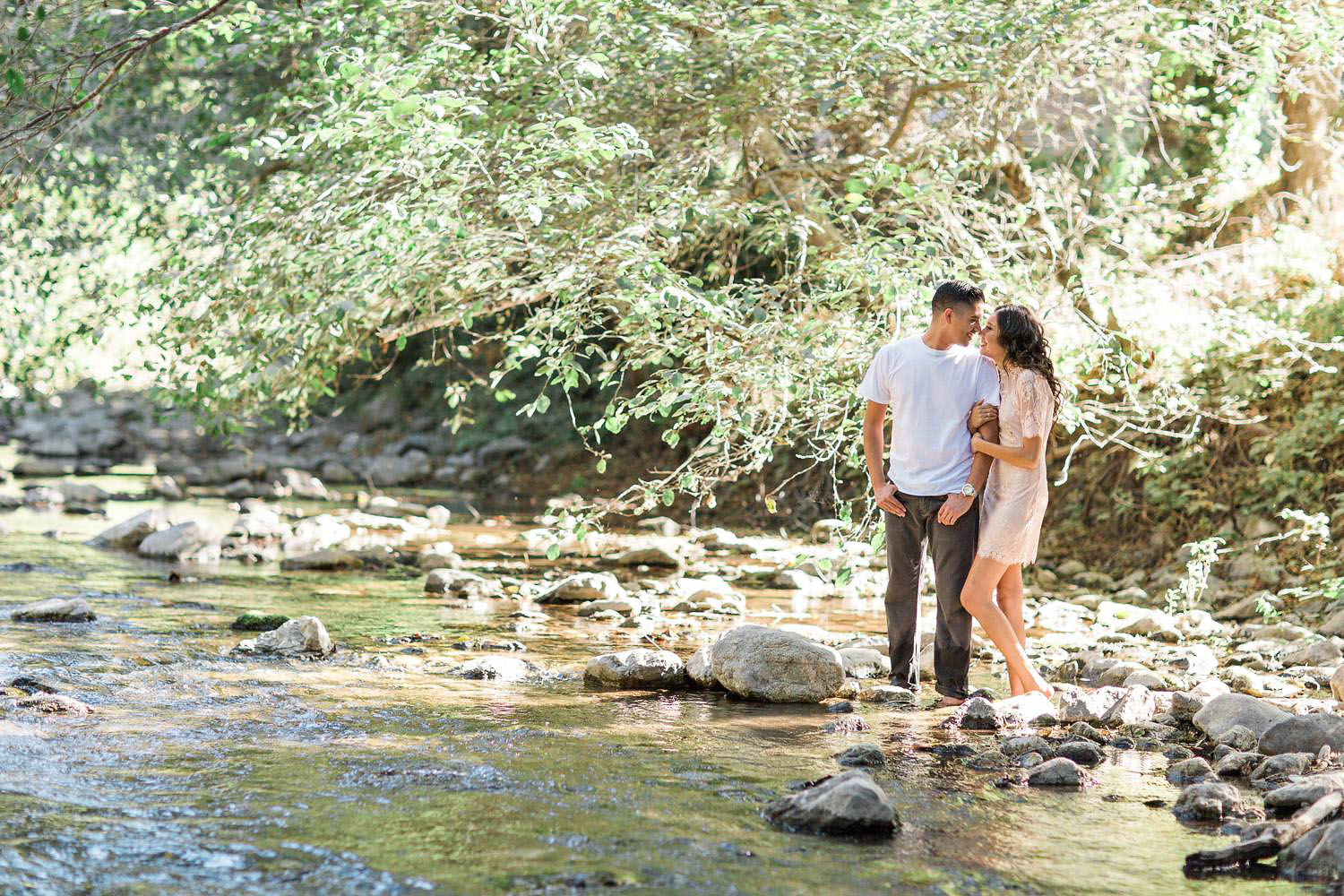 kissing in the big sur river
