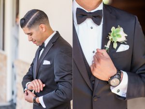 groom details at the edwards estate in bakersfield