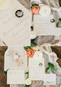 the belle are, wedding stationery, matinae design