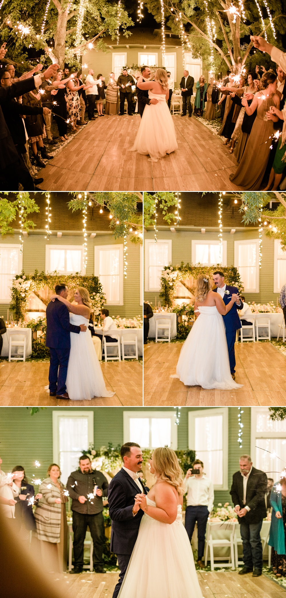 wedding reception, romantic first dance