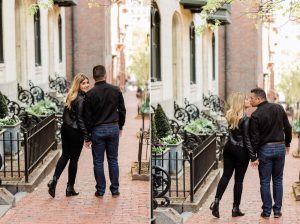 romantic walk through downtown boston