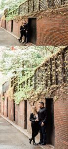 engagement session in beacon hill in boston