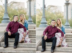 engagement session in boston commons