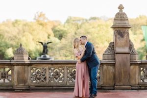 central park bethesda fountain engagement session