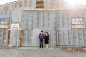 downtown bakersfield engagement session