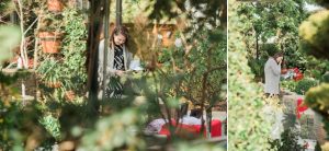 secret garden proposal, monji gardens surprise proposal