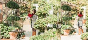 secret garden proposal, monji gardens surprise proposal