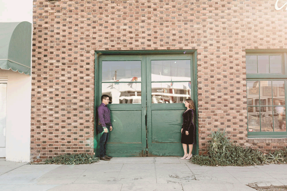 downtown bakersfield engagement session, stop motion