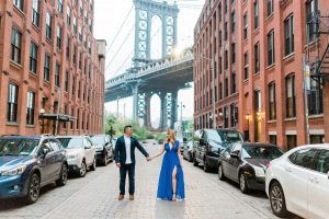 DUMBO brooklyn engagement session