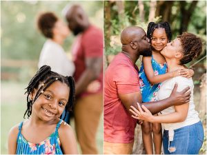 family engagement session with daughter